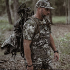 SKRE Hardscrabble Bibs, Summit, worn in the field