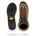 Crispi Hunter GTX boot Vibram Megagrip outsole tread and top-down view of the upper