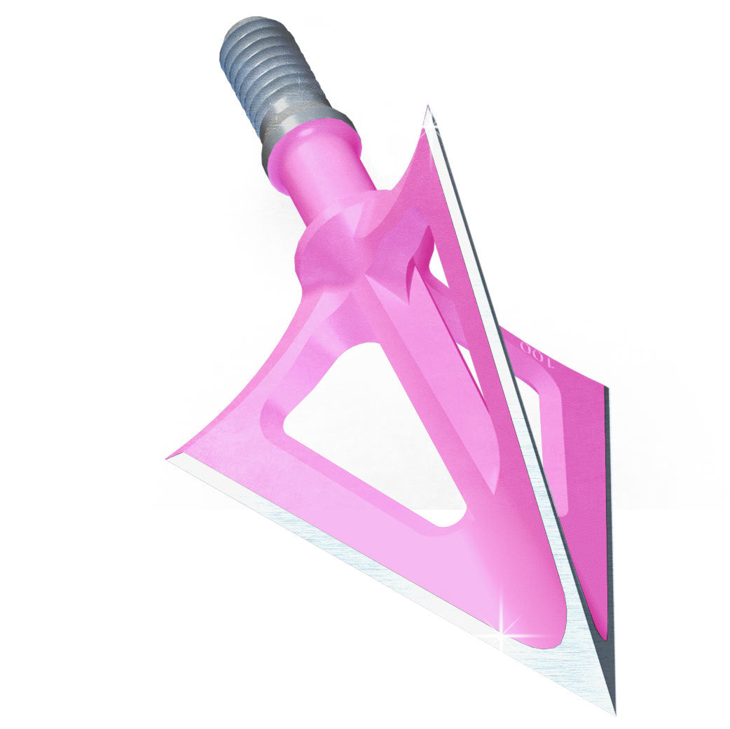 G5 Pink Montec broadhead, one-piece pink stainless steel