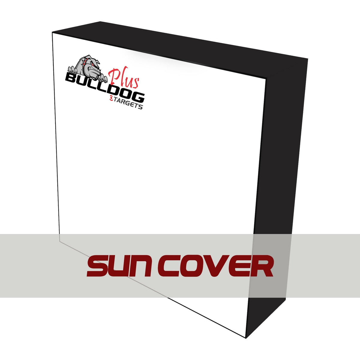 Bulldog K9 archery target sun cover