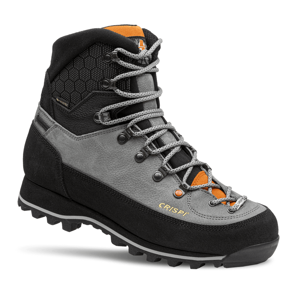 Crispi Lapponia III hunting boot in grey, outside profile