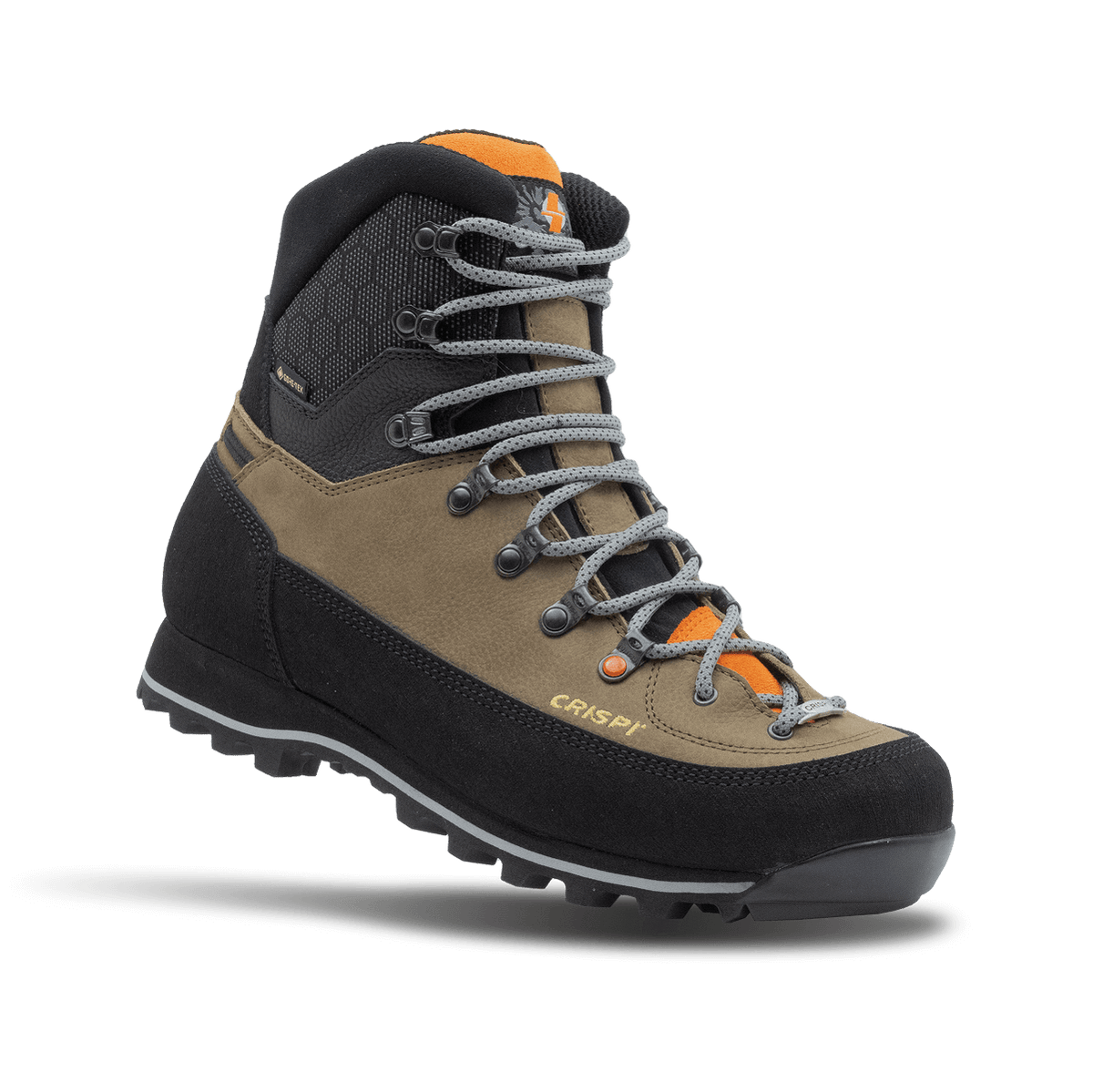 Crispi Lapponia III hunting boot in hazelnut brown, outside profile