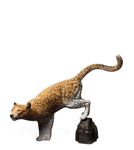 Rinehart Leopard w/Rock