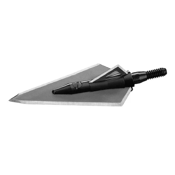 Magnus Stinger Killer Bee 4-Blade broadhead, white background