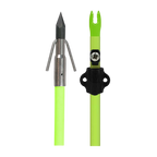 Muzzy Bowfishing Classic Chartreuse Fiberglass Arrow