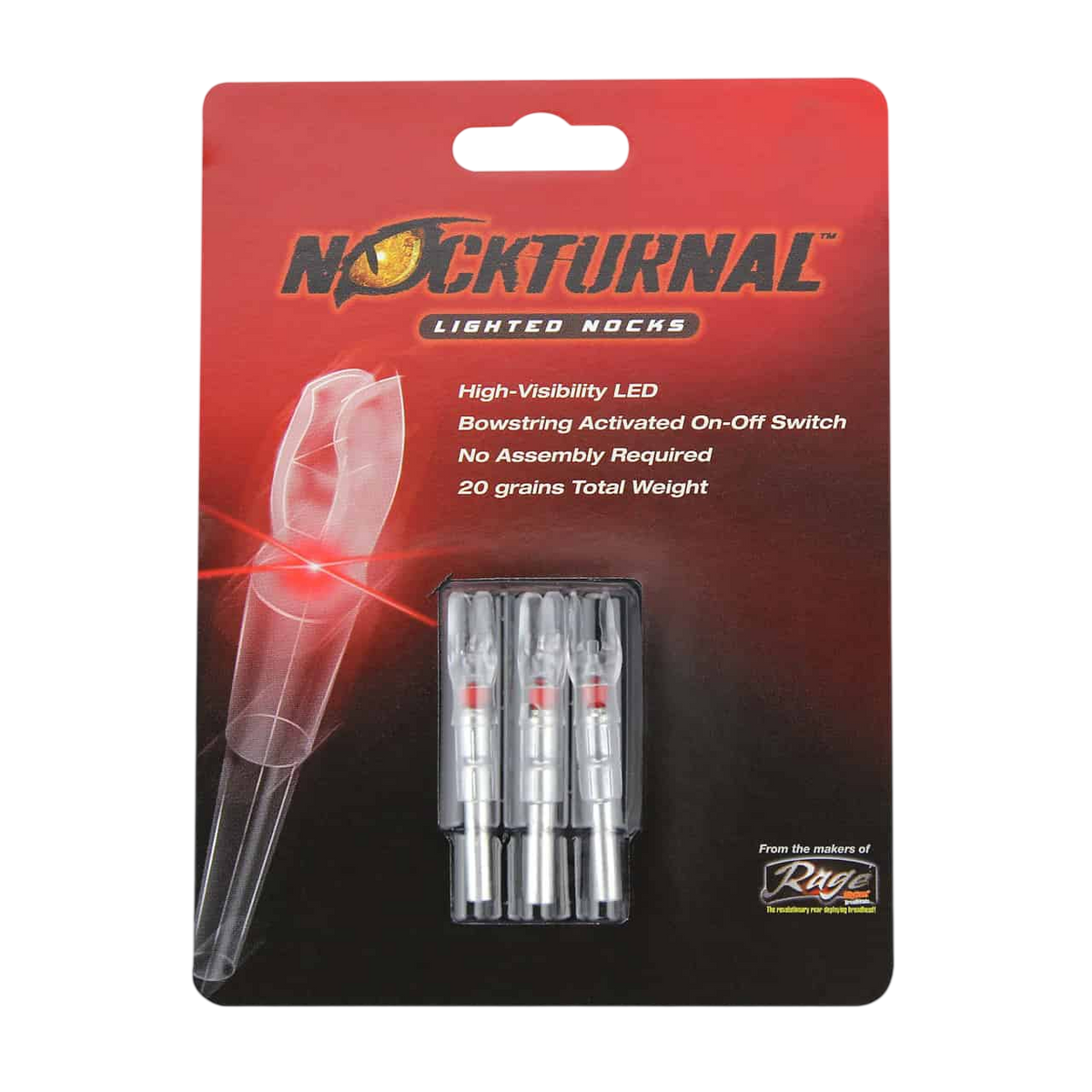 Nockturnal S-Nock Lighted Nocks (3-Pack)