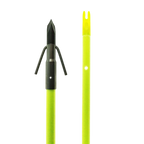 Muzzy Bowfishing Classic Chartreuse Fiberglass Arrow
