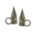 Muzzy Bowfishing Iron Barb Replacement Arrow Tips (2-Pack)