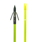 Muzzy Bowfishing Classic Chartreuse Fiberglass Arrow