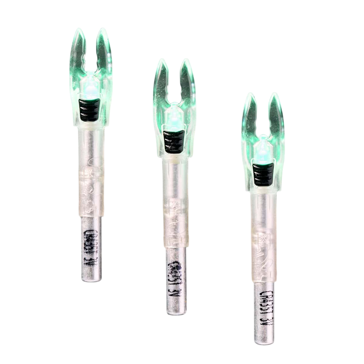 Nockturnal Shift Universal Fit Lighted Nocks, Green