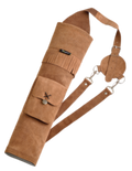 Ragim Back Quiver, soft suede with Y-strap