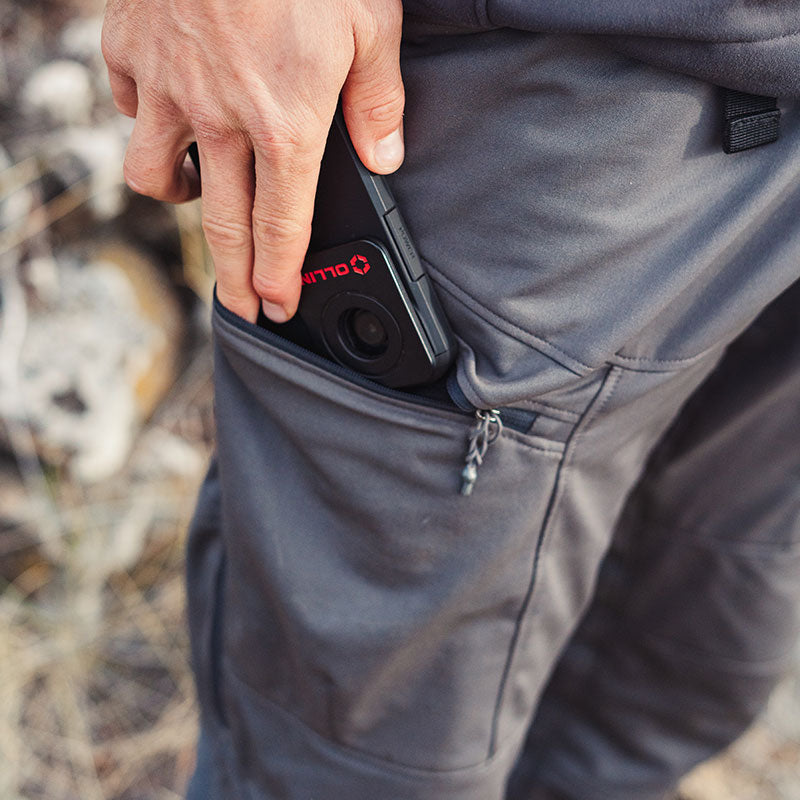 Stone Glacier Praxis Pant, zippered thigh pocket detail