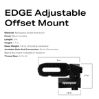 RamRods EDGE Adjustable Offset Mount