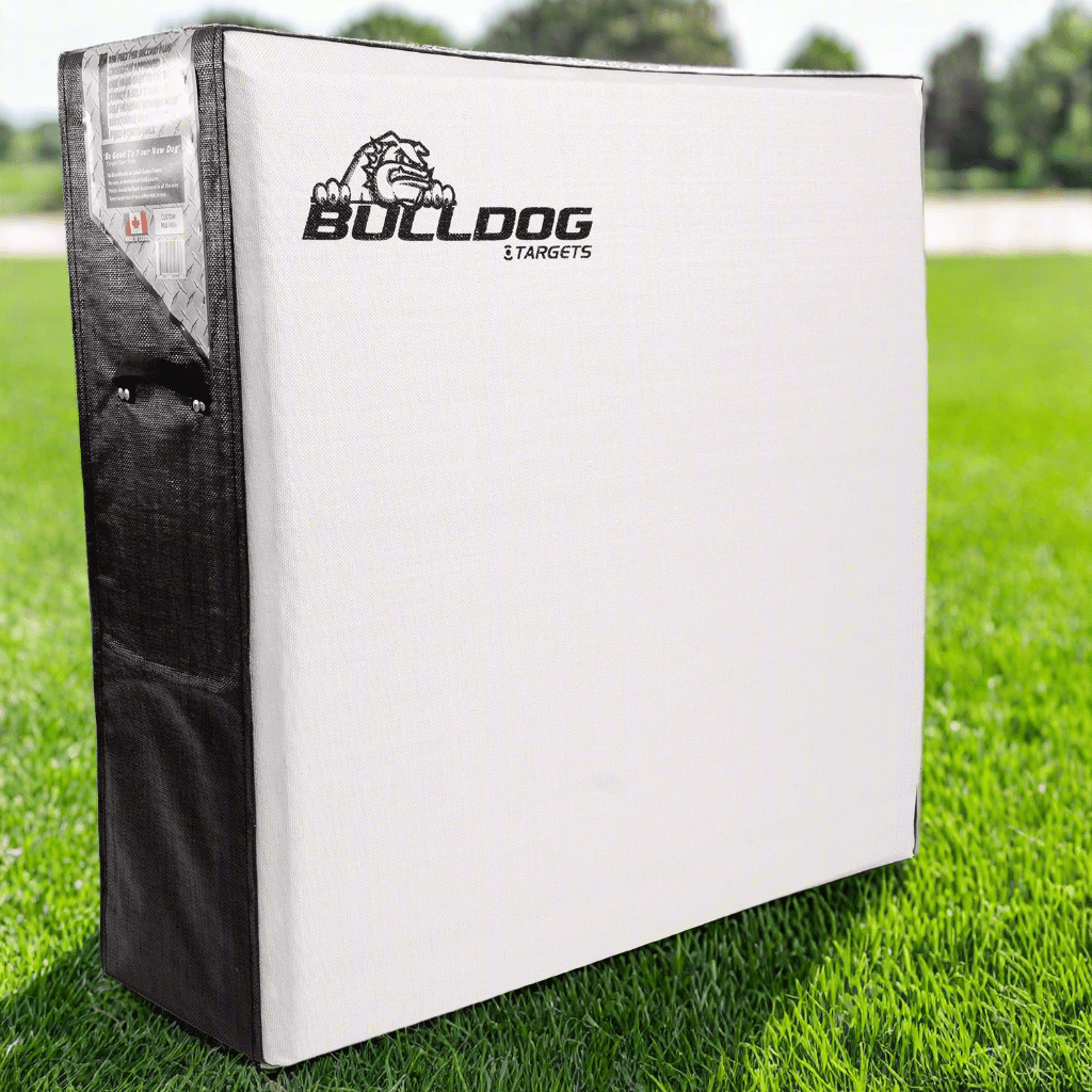 RangeDog archery target standing on grass