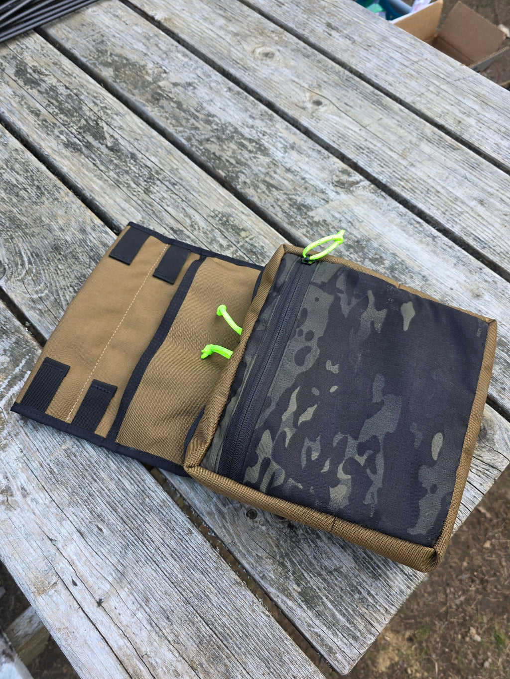 Backcountry 3D Hip Quiver in coyote brown with MultiCam Black front panel