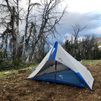 Stone Glacier SkyAir ULT Mesh Insert, angled view pitched in the field