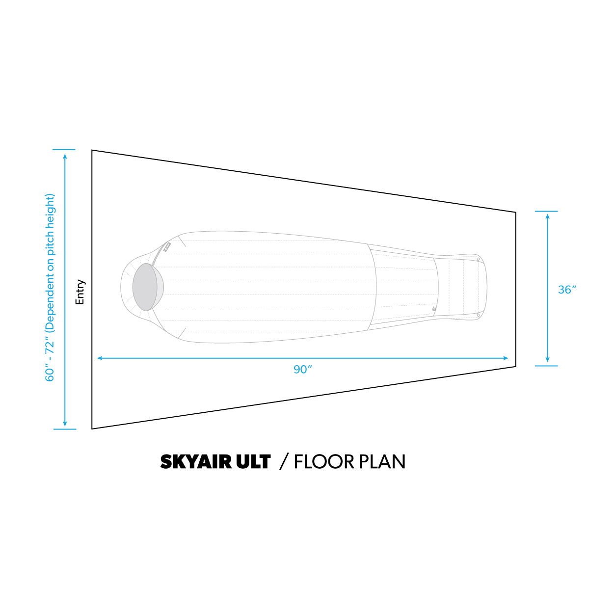 Stone Glacier SkyAir ULT, floor plan diagram