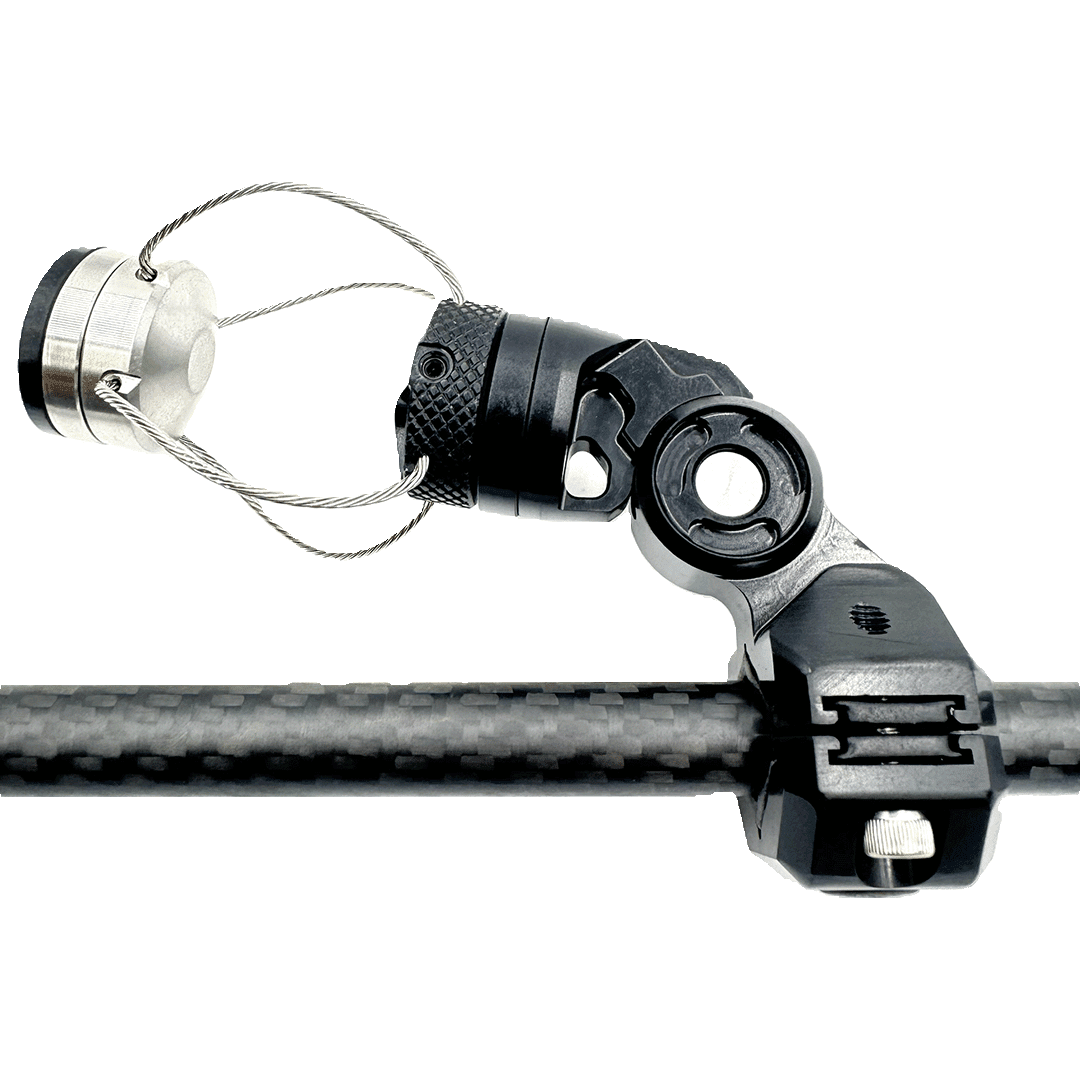 ACU Archery S.O.S. mounting bracket on a stabilizer