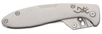 Browning Stainless Scalpel closed, showing stainless handle scales