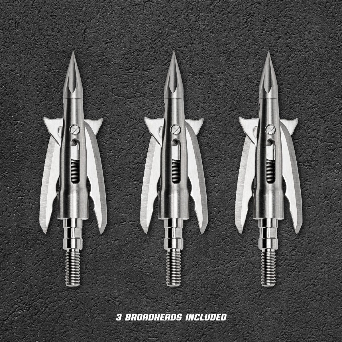 Beast 2.0in 150g Stainless Steel Broadheads, 3 broadheads included per pack