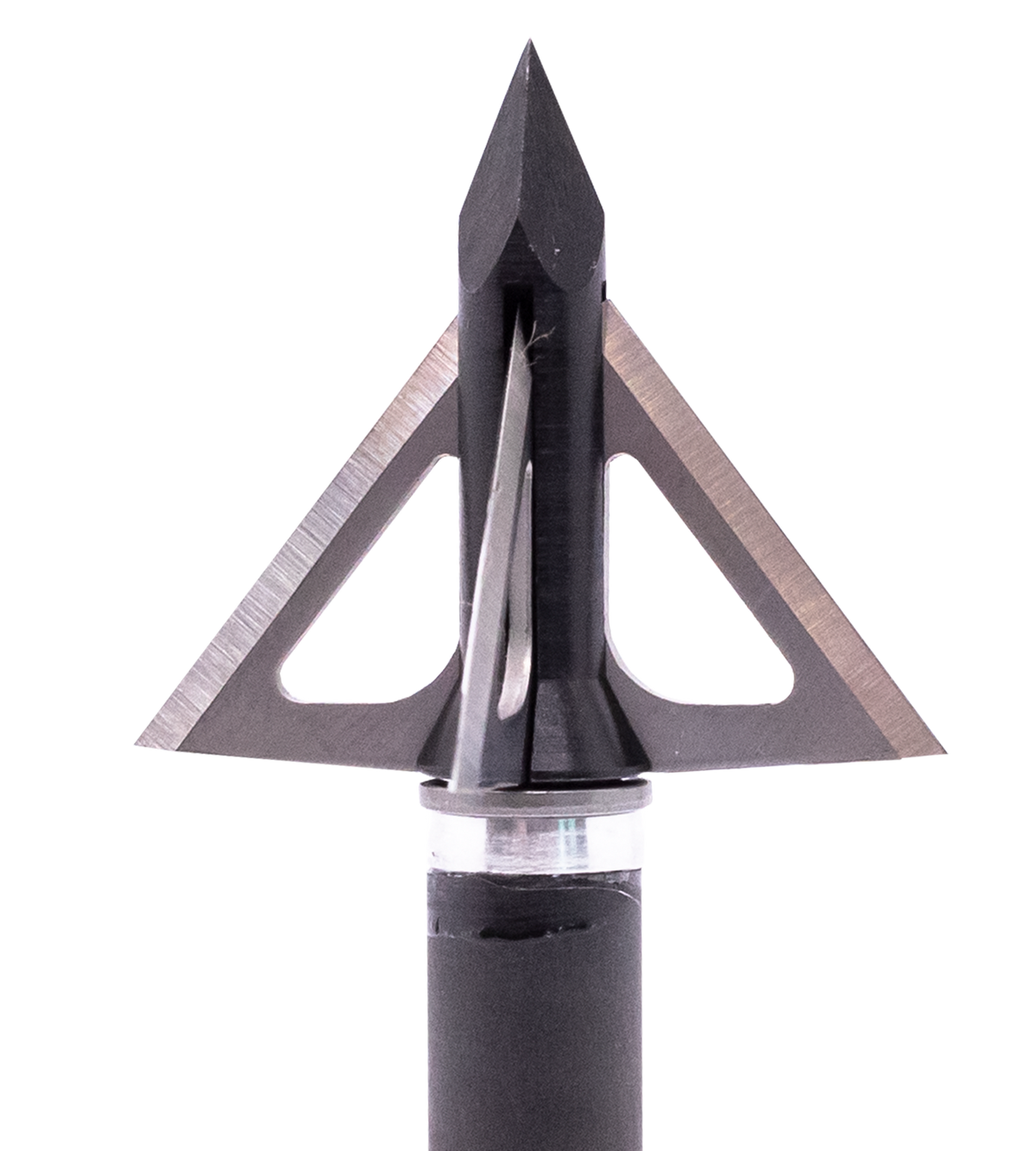 Slick Trick Standard broadhead, 1-inch four-blade fixed head on arrow