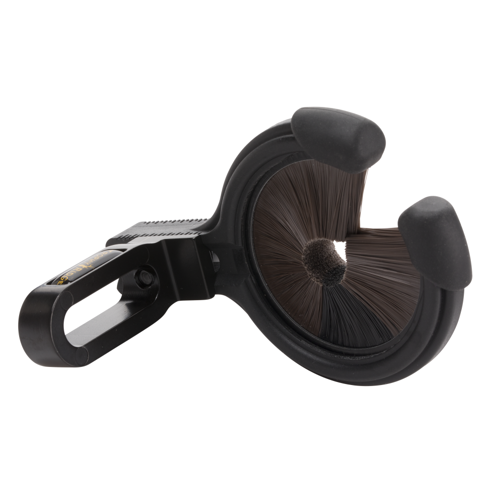 Trophy Ridge Kill Shot Whisker Biscuit rest showing the dual-bolt mount and elevation slot