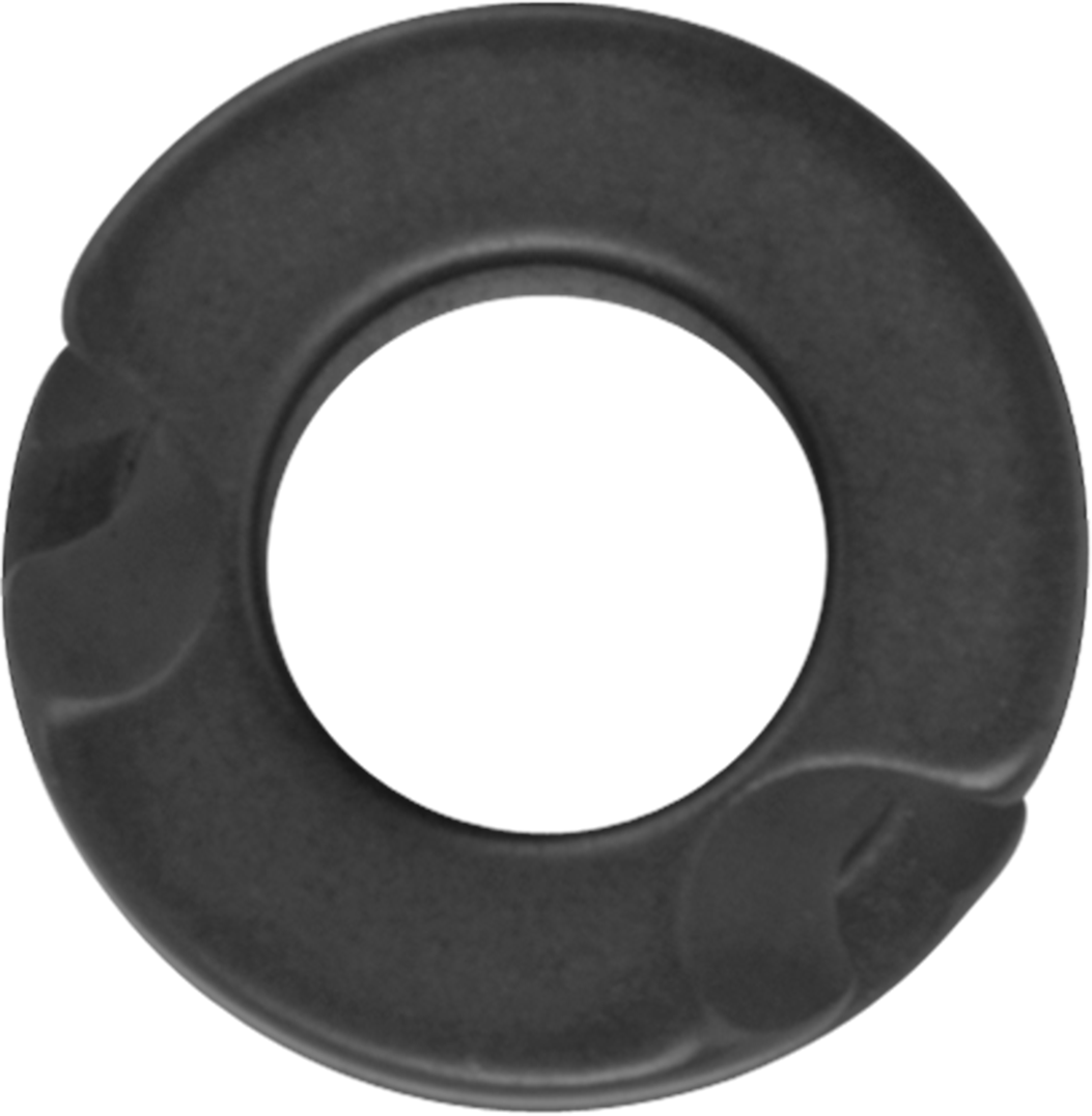 Trophy Ridge Tru-Peep black aluminium peep sight, 3/16 inch aperture, viewed face on