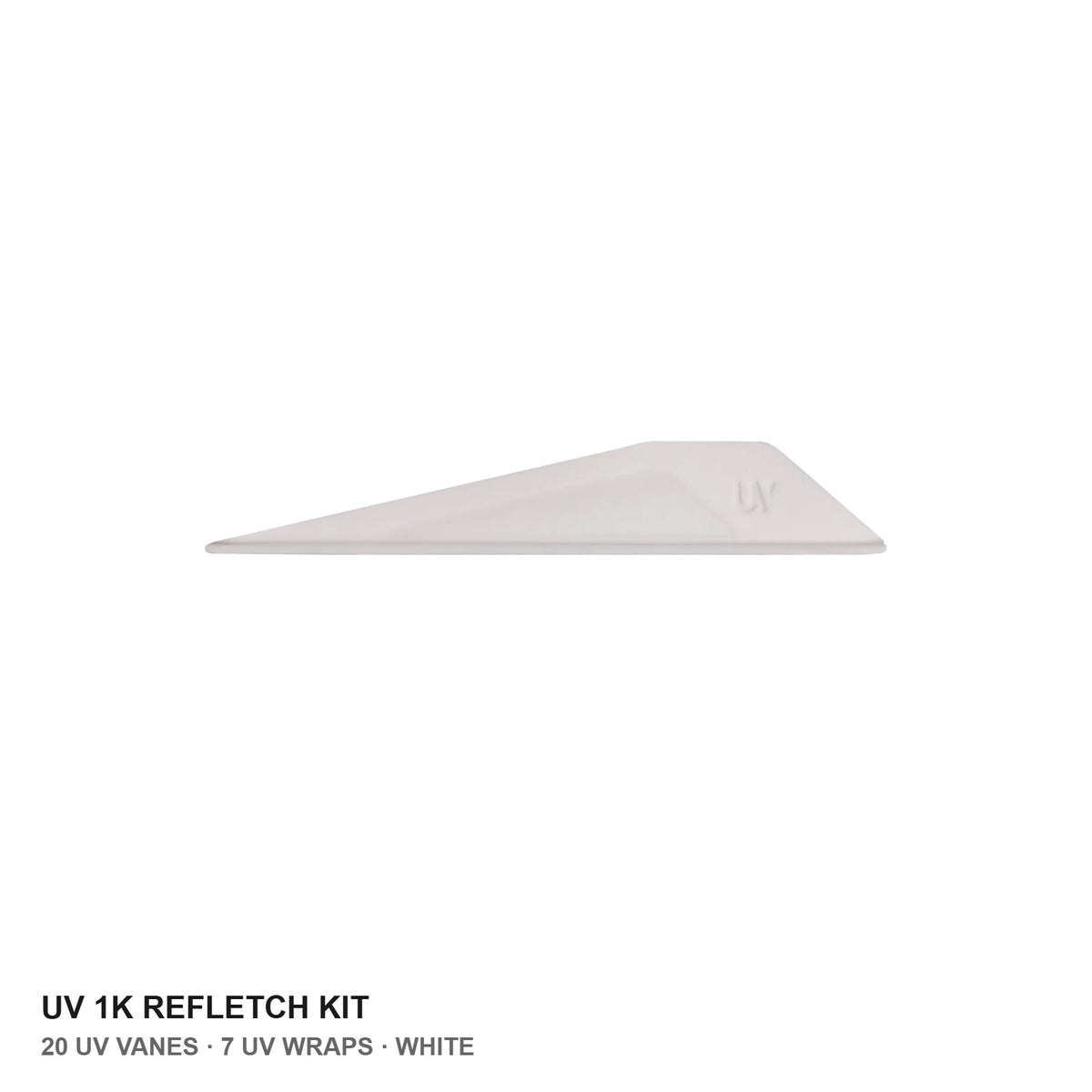 UV 1K Refletch Kit - 20 UV Vanes and 7 UV Wraps, white