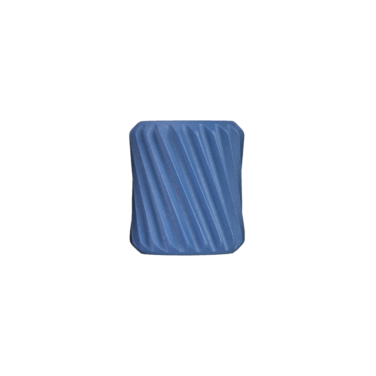 Ultraview UV Contour Knob in blue with spiral grooves