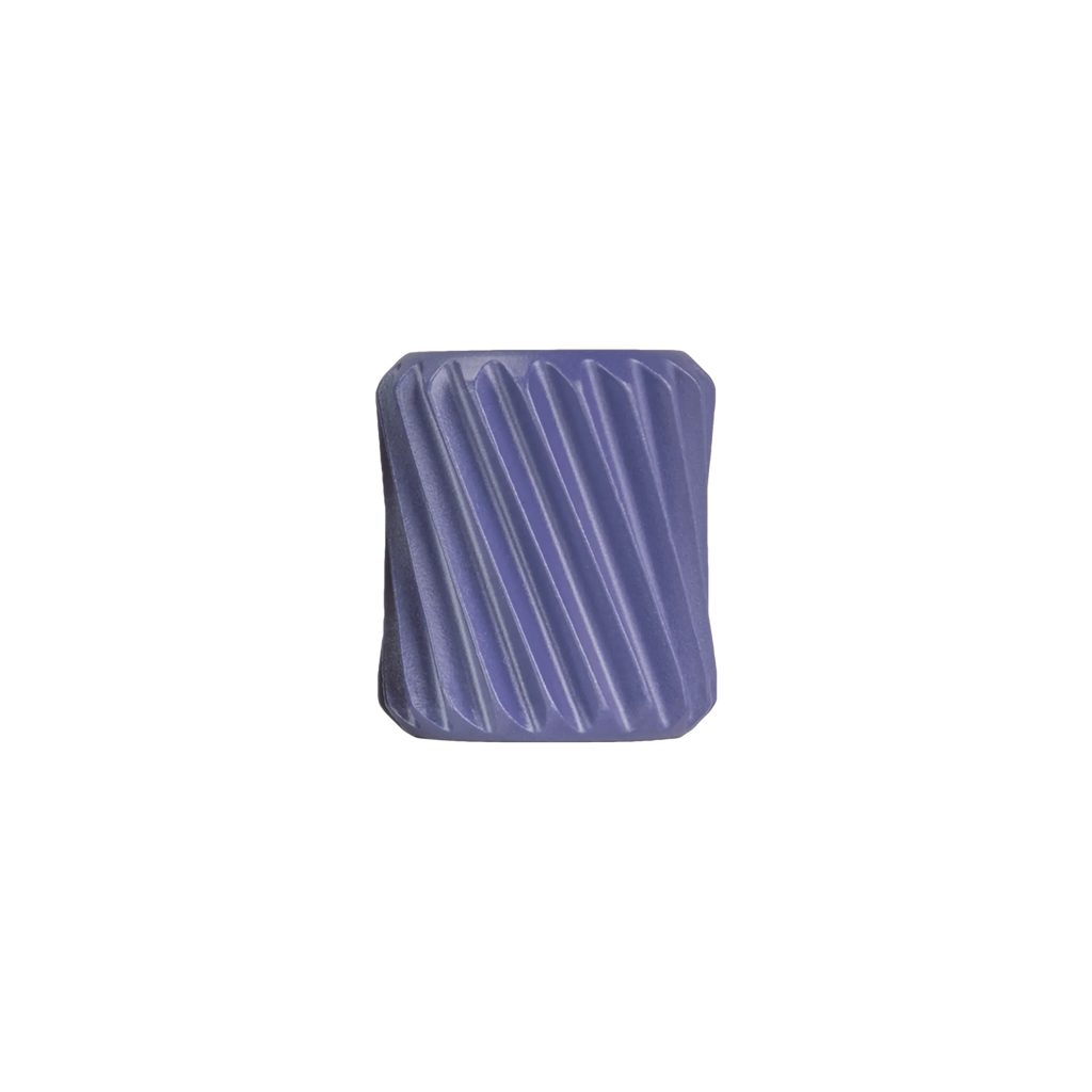 Ultraview UV Contour Knob in UV purple with spiral grooves