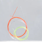 UV Fiber Kit 20 inch - green, red and white-blue fiber coils close-up