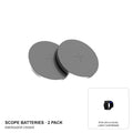 Scope Batteries 2-pack - Energizer CR2025, fits UV3 and UV3XL light cartridge
