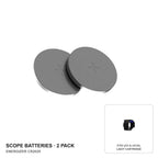 Scope Batteries 2-pack - Energizer CR2025, fits UV3 and UV3XL light cartridge