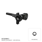 UV SLIDER 2 - Bridgelock Mount - 3-Pin Vertical
