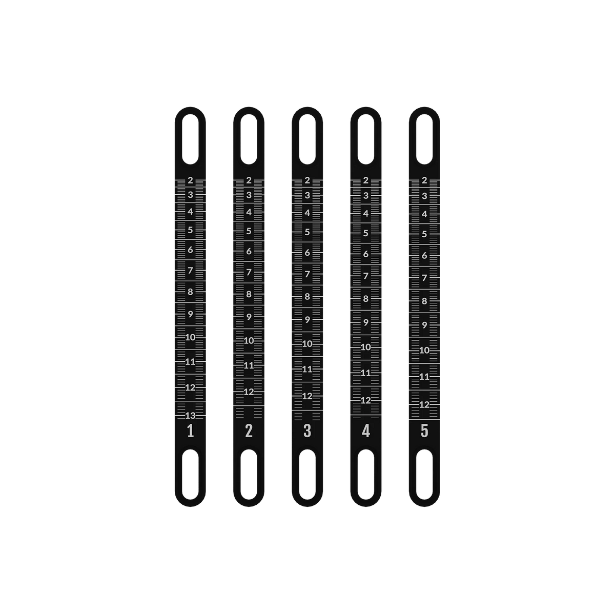 UV Slider 2 Metal Sight Tapes - range #1 to #5