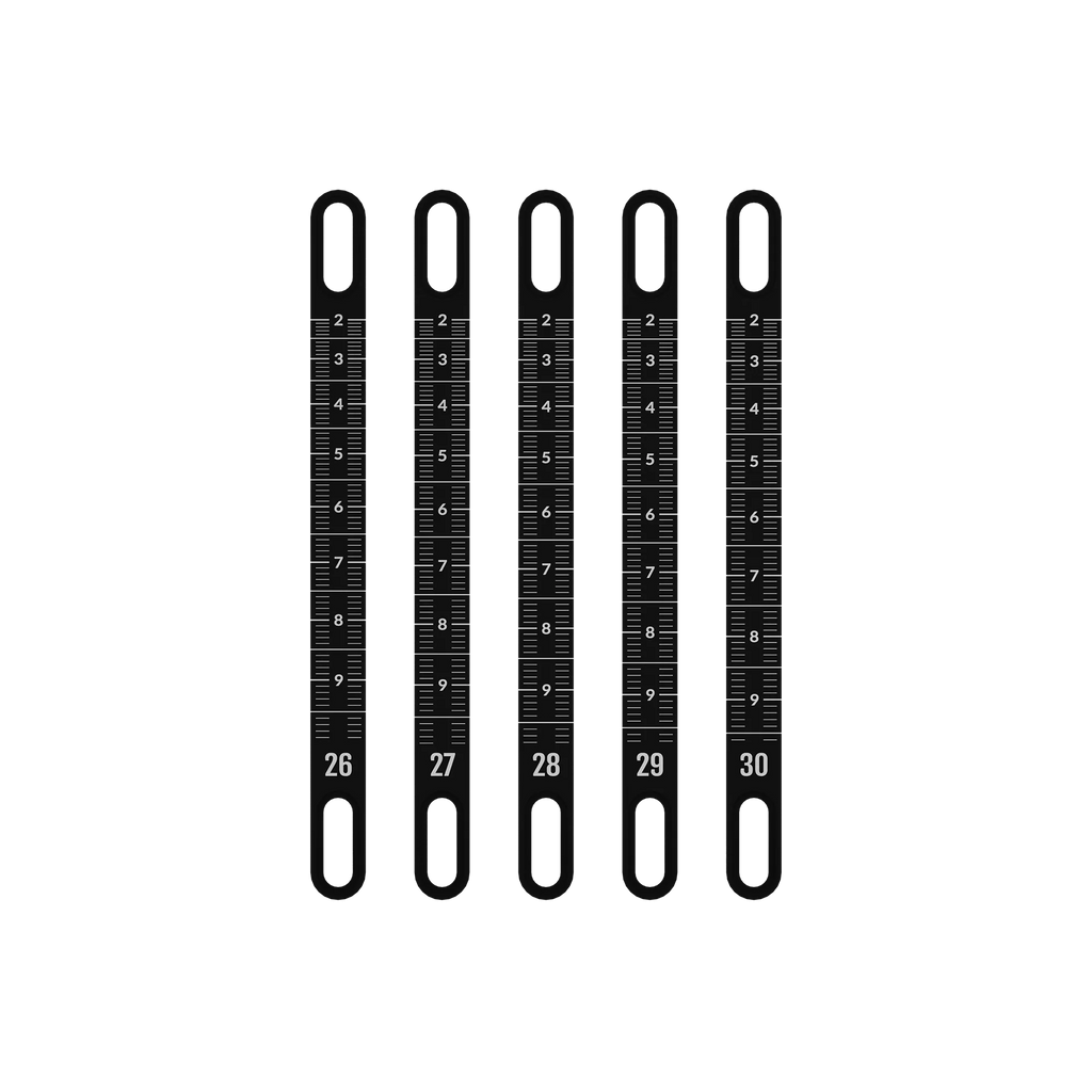 UV Slider 2 Metal Sight Tapes - range #26 to #30