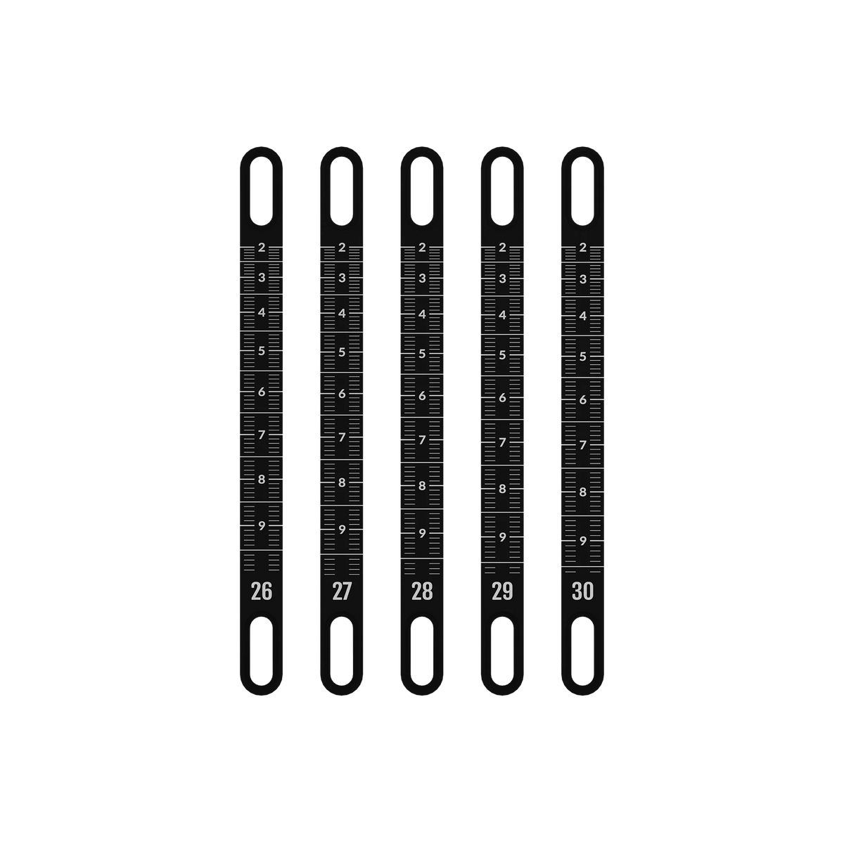 UV Slider 2 Metal Sight Tapes - range #26 to #30
