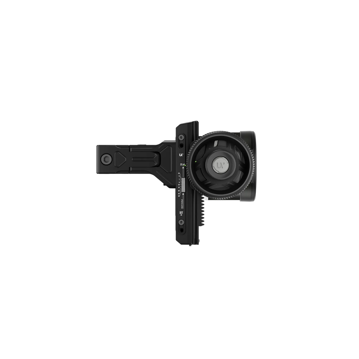 UV SLIDER 2 - Picatinny Mount side view