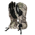 Pair of Badlands Convection Gloves in Approach camo with leather palms