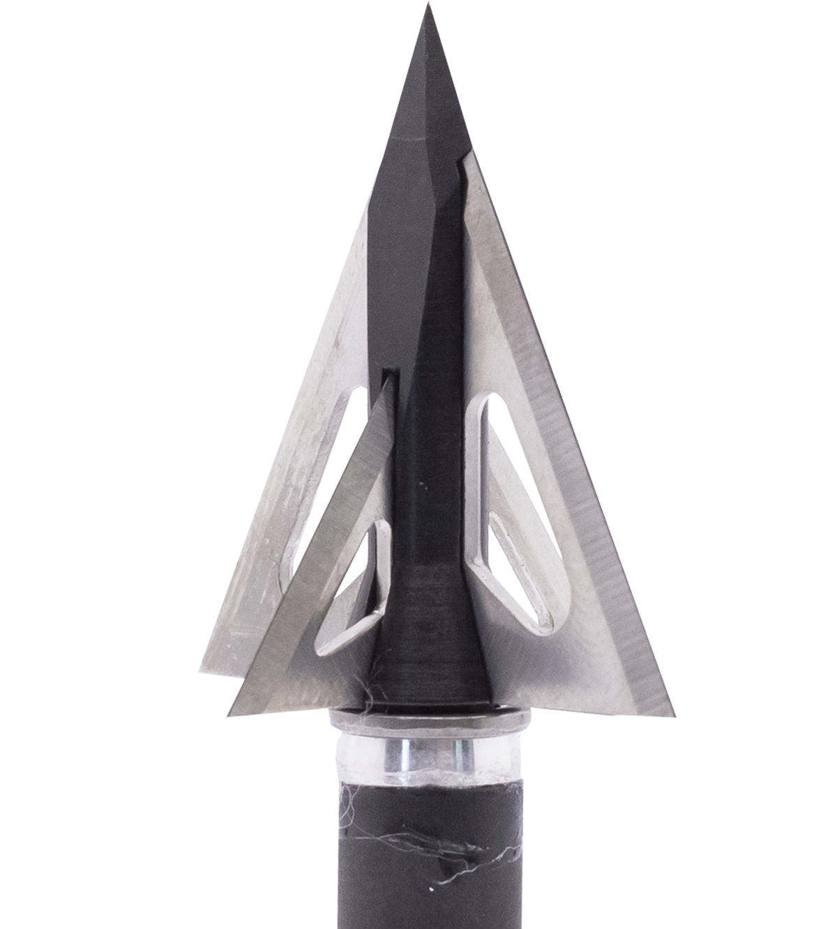 Slick Trick ViperTrick broadhead, cut-on-contact fixed head on arrow