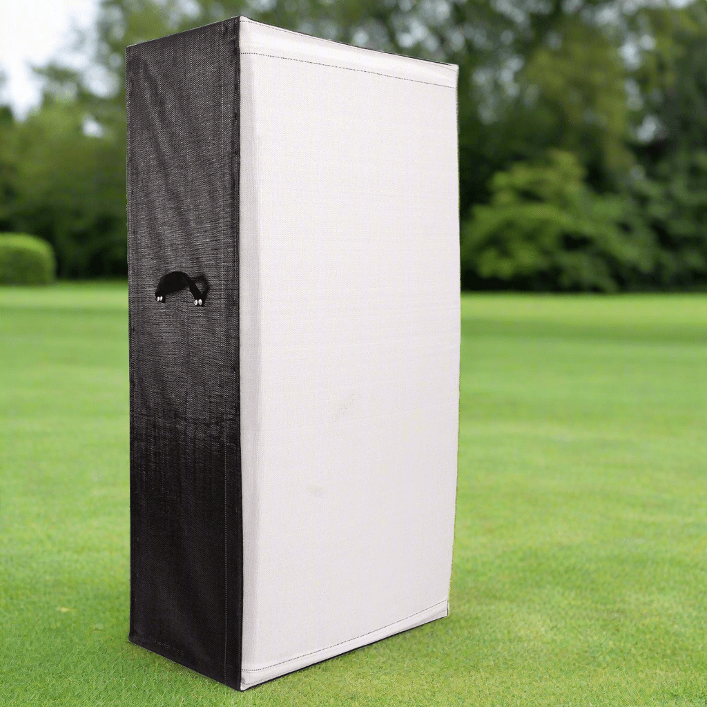 WeinerDog range archery target standing on grass
