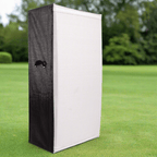 WeinerDog range archery target standing on grass