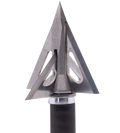 Slick Trick Wicked Trick broadhead, 1.25-inch stainless fixed head on arrow