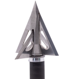 Slick Trick Wicked Trick broadhead, 1.25-inch stainless fixed head on arrow
